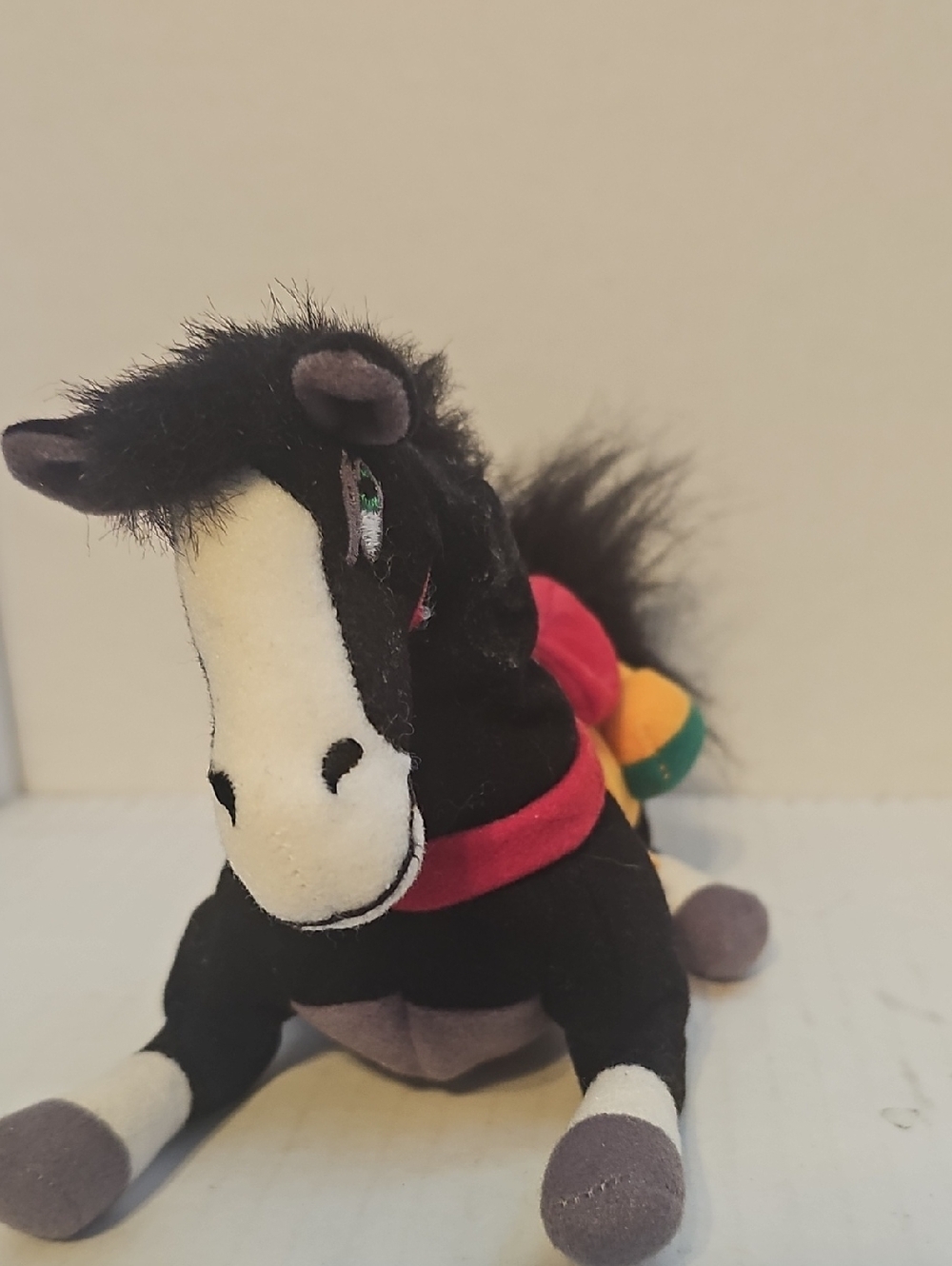 Vintage Khan Horse Mini Beanie Plush Disney Store Exclusive Doll MULAN 7"